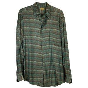Gillio Premier Men’s Long Sleeve Button Down Shirt Size XL